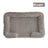 Cat sleeping in a beige warm pet bed in medium size