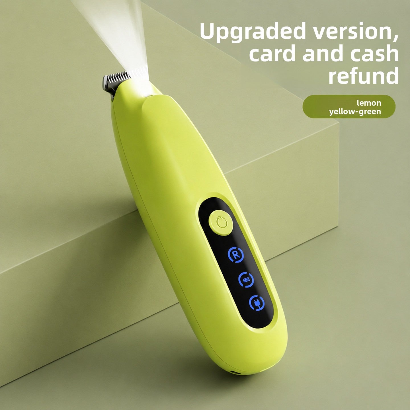 Rechargeable Pet Grooming Clipper with Anti-Jam Blade