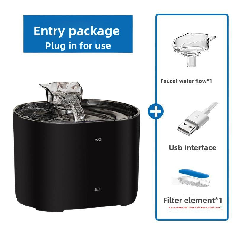 Quiet Automatic Circulating Pet Water Fountain with Replaceable Filters for Cats and Dogs