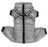 Fleece lined four-leg padded dog coat in Blue, material detail