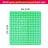 Green plastic rabbit cage floor mat with drainage holes, view 9