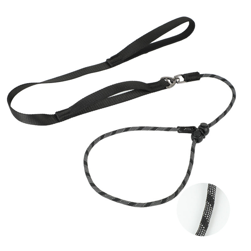 Reflective polyester rope dog slip lead and collar, product image 6