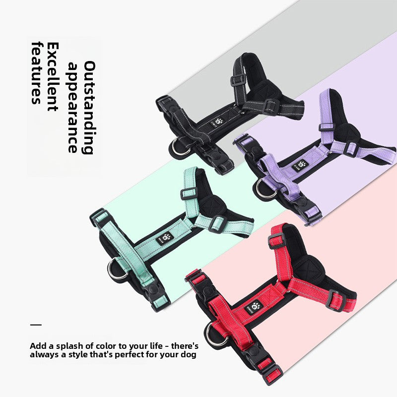 I-shaped escape-resistant dog harness, 4 sizes available from Pet Royale UK