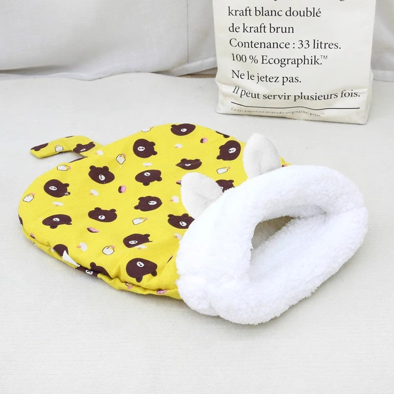 Avocado design semi closed pet sleeping bag, view 15