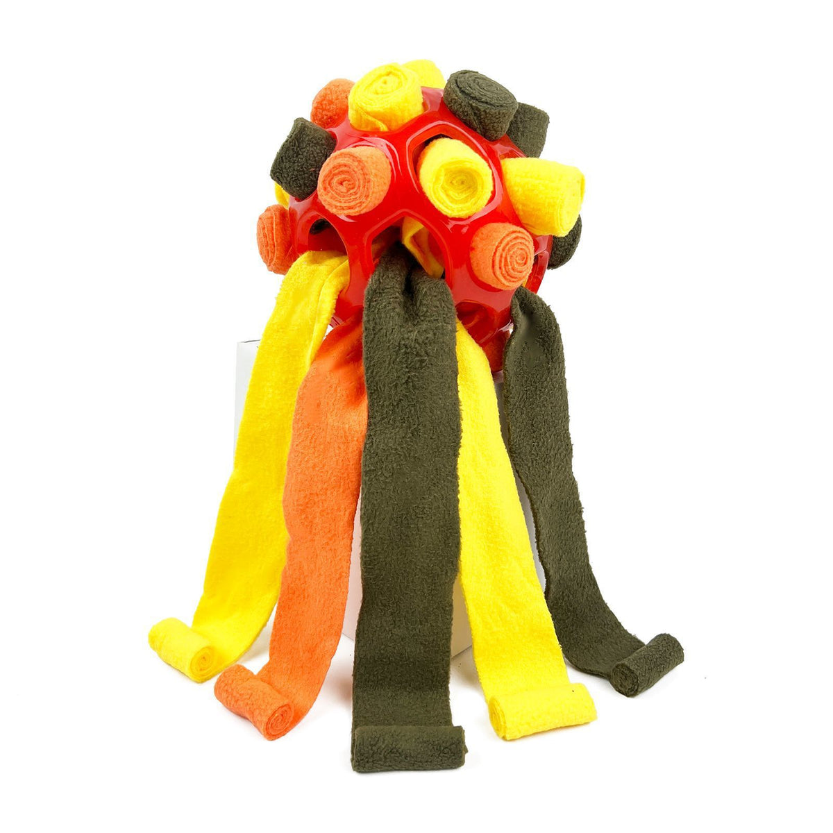 Sunset coloured plush sniffing puzzle toy for dogs - photo 10