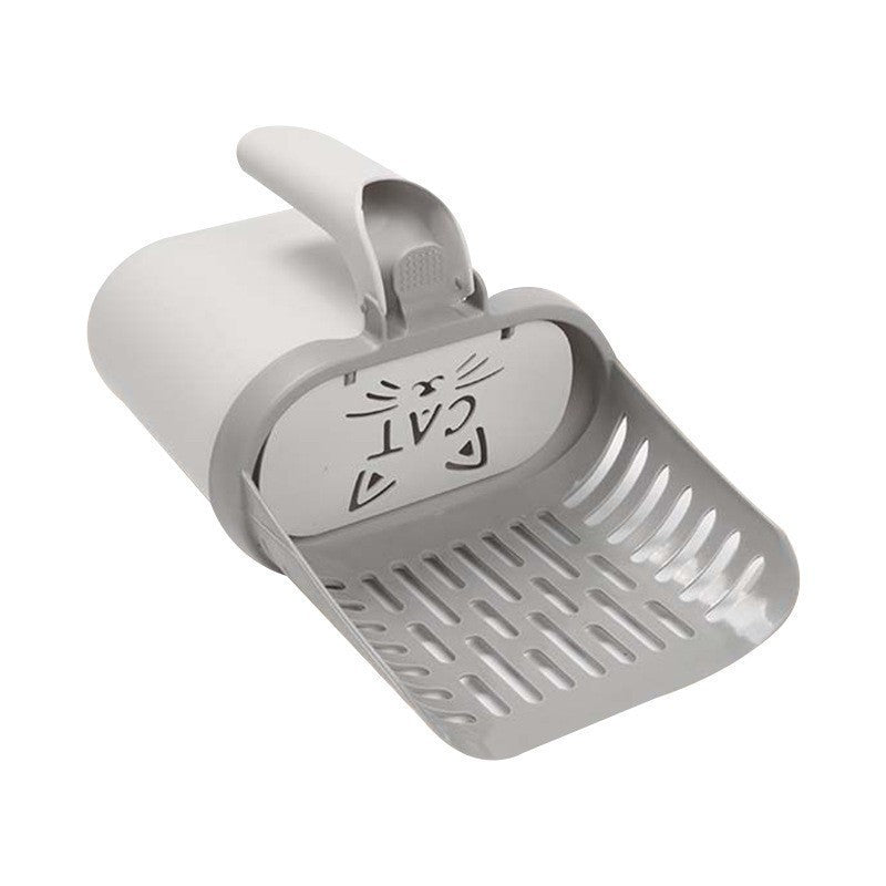 Detachable Cat Litter Scoop with Integrated Waste Container
