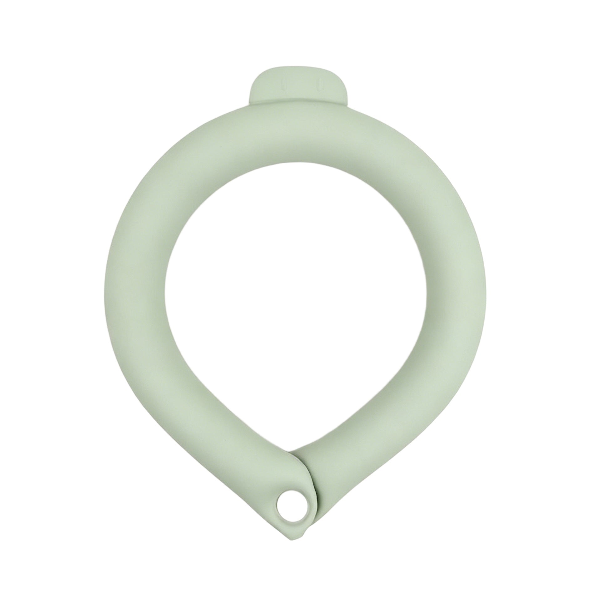 Cooling collar for dogs and cats in Lavender, in a home setting