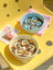 Ceramic Slow Feeder Pet Bowl with Elevated Stand