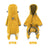 Hooded four leg dog raincoat, available in 19 styles, sizes Small to 2XL, image 14