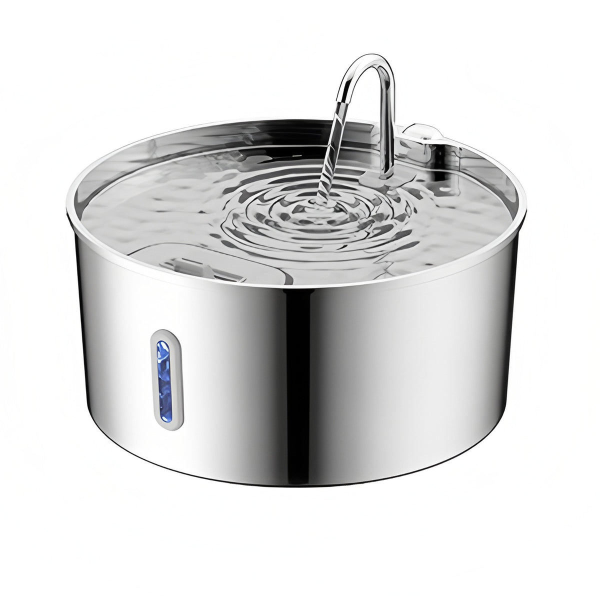 7L Stainless Steel Pet Water Dispenser with Pump and Filter Element for Cats and Dogs
