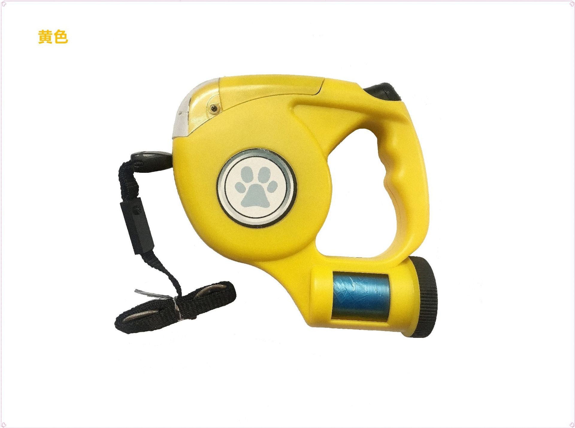LED retractable dog lead with waste bag dispenser, product image 9