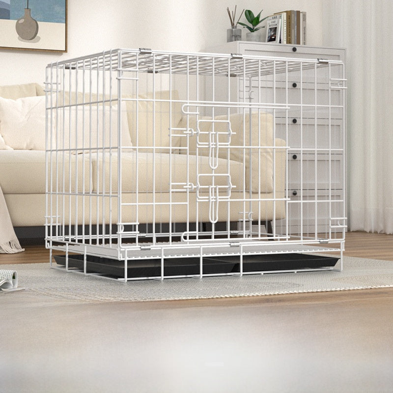 Foldable iron pet crate for small dogs, detail photo 31