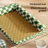 Graffiti green removable cover pet mat measuring 40 by 30cm