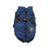 Waterproof padded dog winter coat with cotton insulation in Black, side view