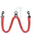 Double-ended nylon dog lead, available from Pet Royale UK