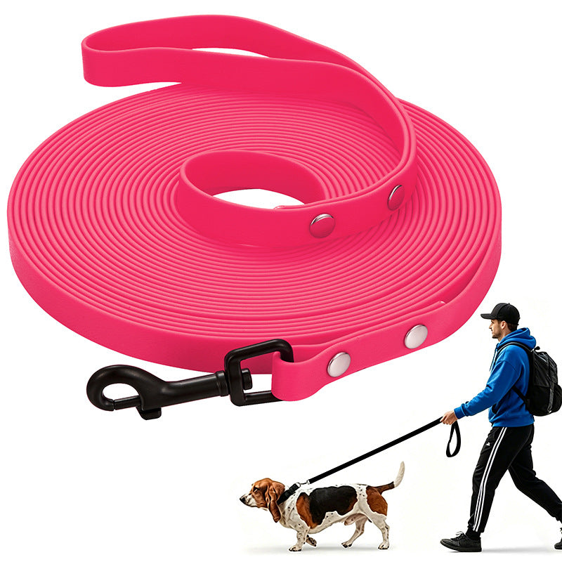 Waterproof PVC dog training lead, ideal for everyday use
