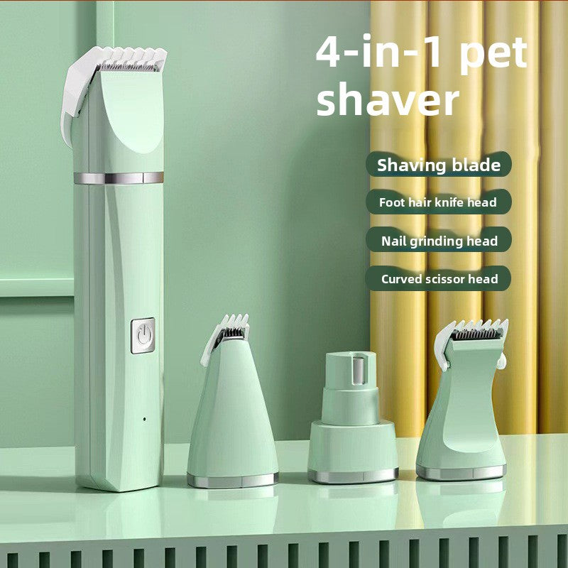 4-in-1 Electric Pet Clipper for Trimming, Nail Grinding and Paws