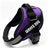 Reflective Oxford dog harness with hook and loop patch areas in 16 colour options