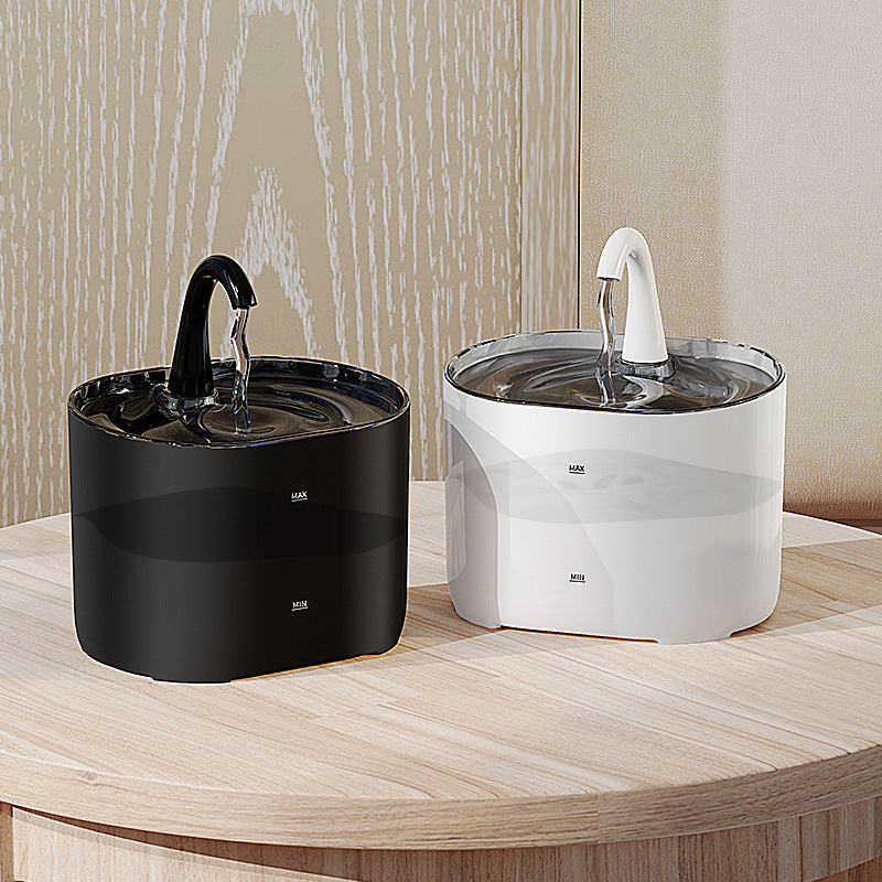 2L Pet Water Fountain with Smart Sensor, Quiet USB Pump and Replaceable Filter