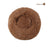 Round Plush Donut Bed for Dogs and Cats, Calming Nest, Washable, 40-80cm, 12 Colours