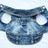 Distressed denim dog vest with lead hole, available in 2 colours, image 4