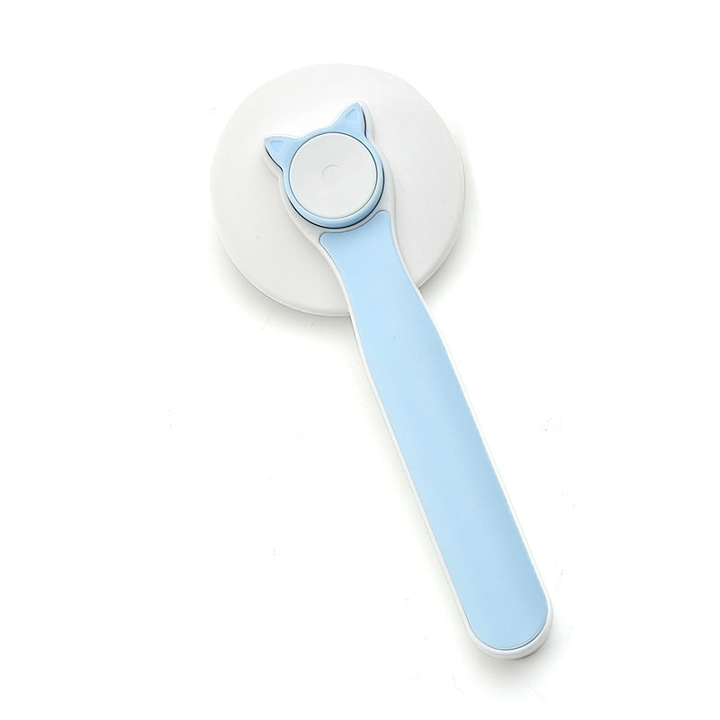 Self-Cleaning Pet Comb with Stainless Steel Pins for Dogs and Cats