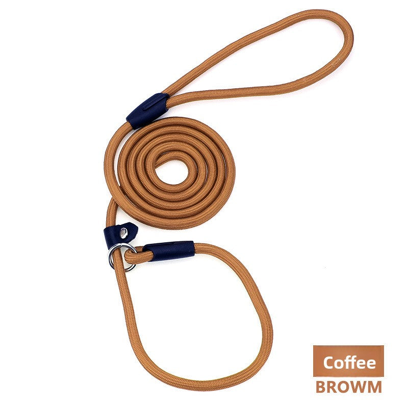 Nylon rope slip lead for dogs, available from Pet Royale UK