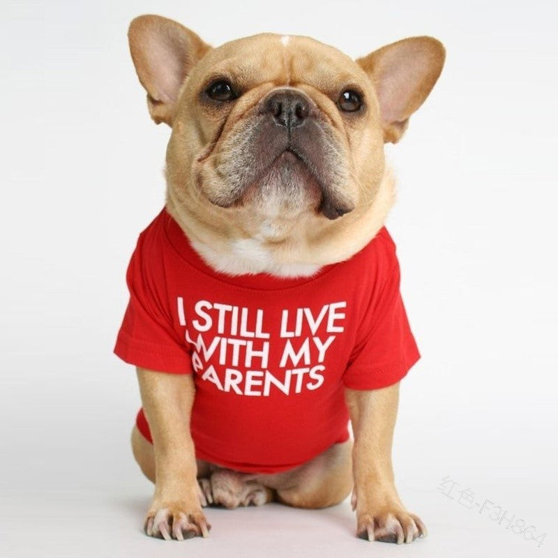 Round neck printed t shirt for small dogs and cats, image 80
