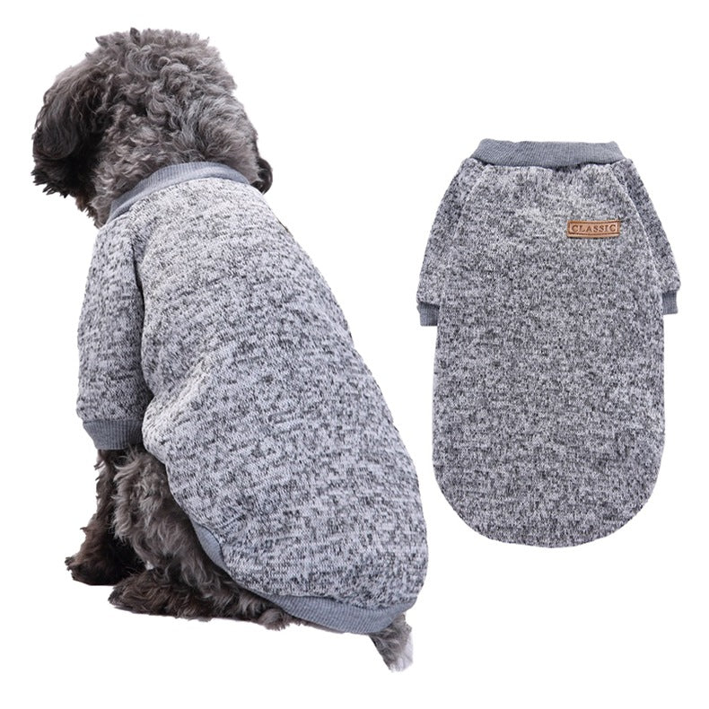 Soft knit fleece jumper for small dogs and cats, available in 12 colours, image 85