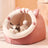 Rabbit design semi-enclosed pet bed for cats and small dogs, photo 17