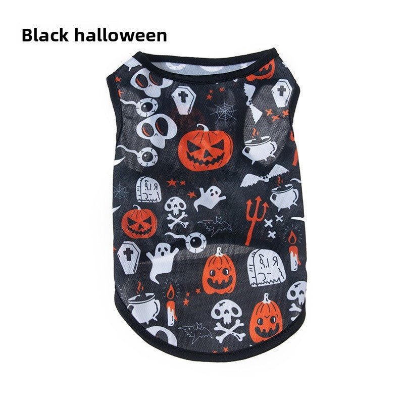Halloween print vest for dogs and cats, available in 11 styles, image 27