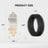 Folding replacement filter elements for pet water dispenser, view 2