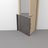 Retractable mesh pet gate for doorways in Auto-rebound Gate Barrier, size 110 x 78cm Black