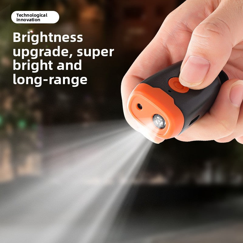 Rechargeable ultrasonic dog repeller with LED light