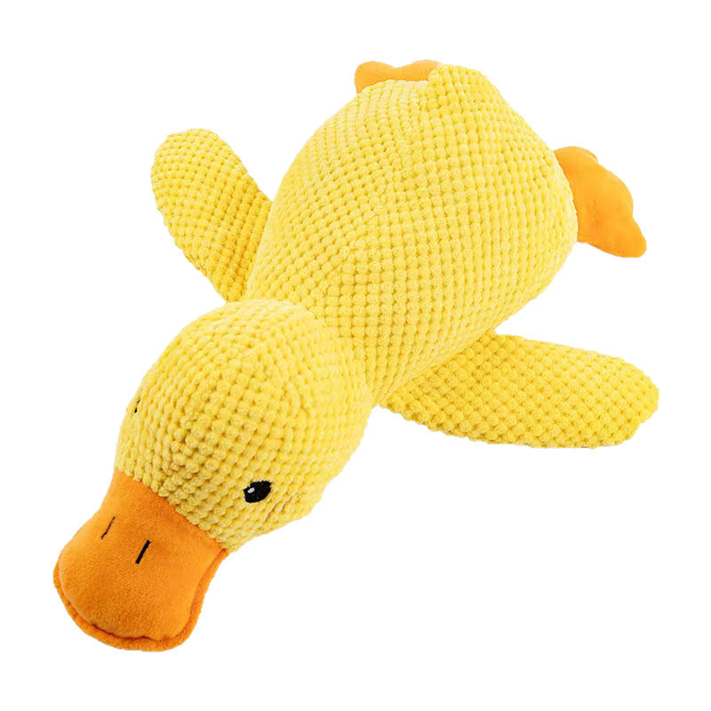 Plush duck dog toy with squeaker - photo 5