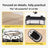 Foldable octagonal pet playpen tent with mesh windows, view 2