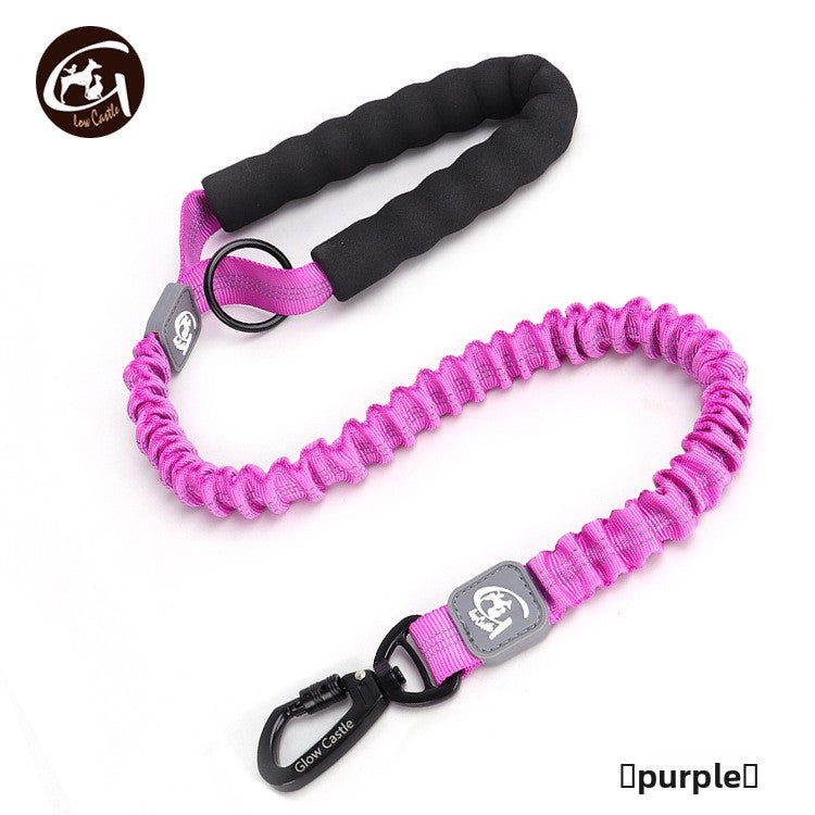 Elastic bungee dog lead with zinc alloy hook, product image 30