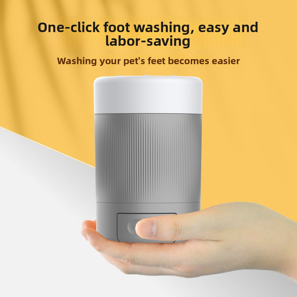 Semi-Automatic Paw Washing Cup for Dogs and Cats, Compact Size