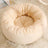 Round arctic velvet pet nest mat, photo 10 of 14