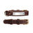 Handmade cowhide leather dog collar with steel buckle, product image 6