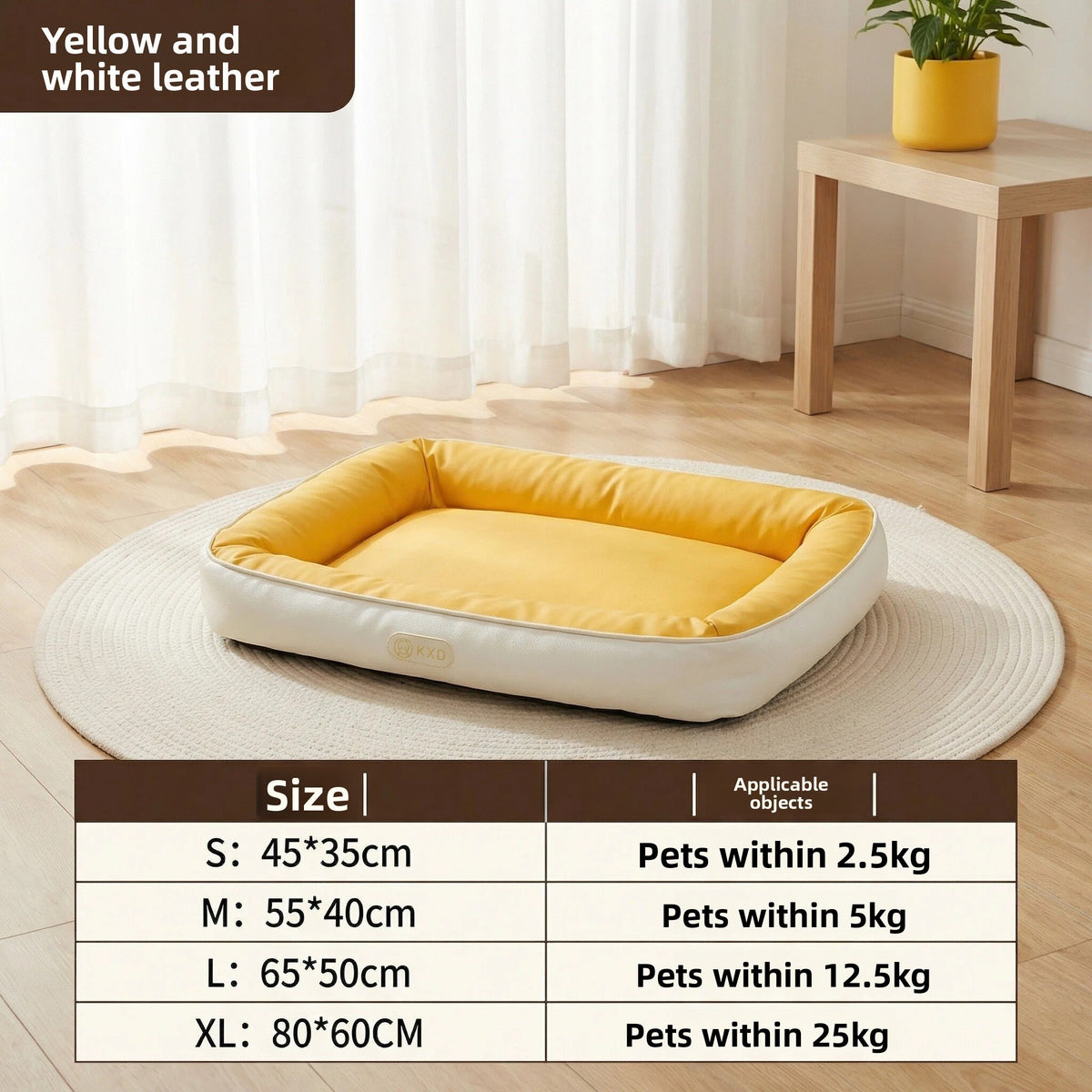 Blue grey wipe-clean dog bed with raised rim