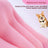 Pink pet stroller cushion with detachable mesh fence, photo 4