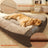 Removable washable dog bed for medium and large dogs, main product photo