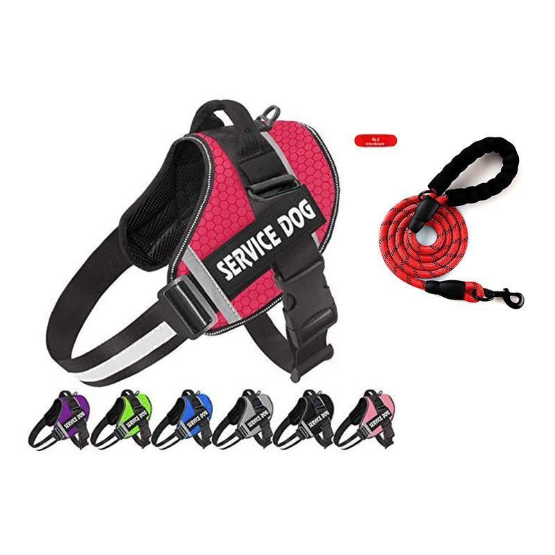 Reflective breathable nylon dog vest harness, product image 63