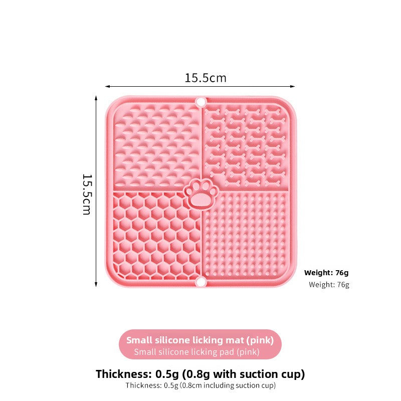 Silicone Slow Feeder Mat for Cats and Dogs