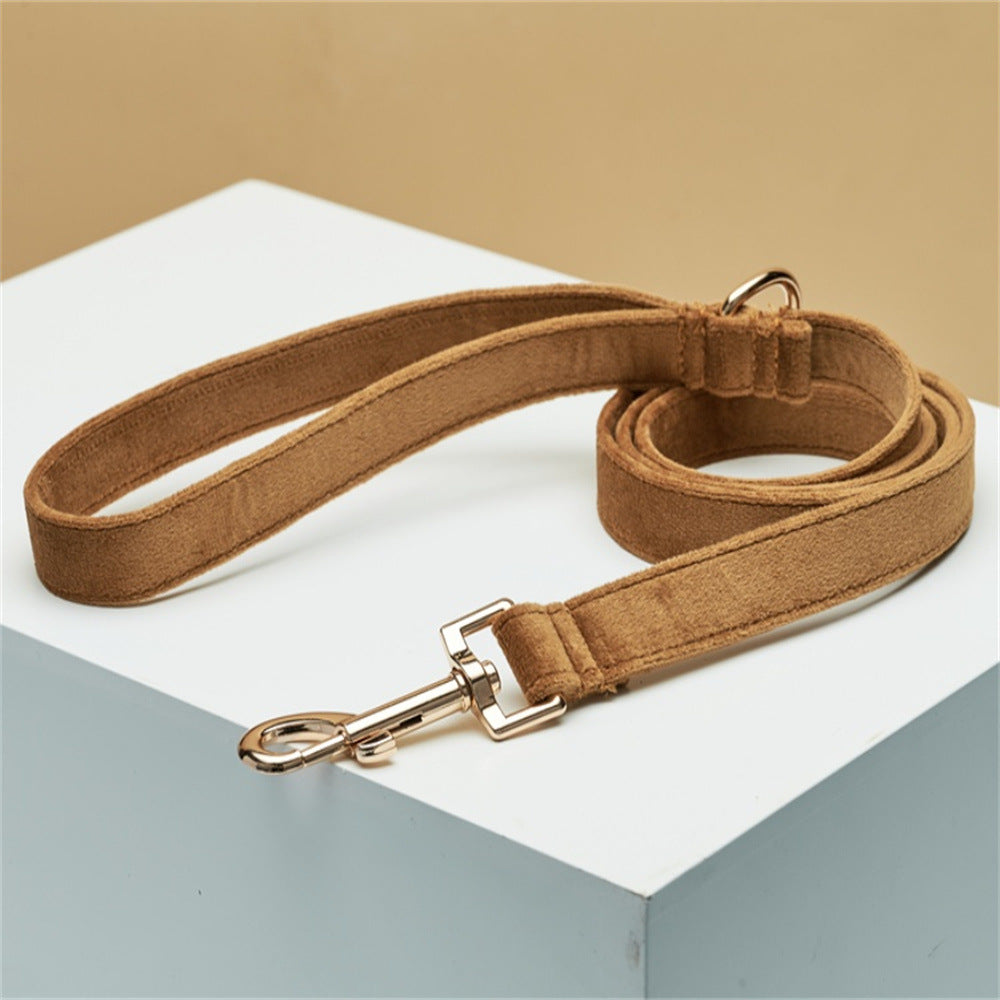 Nylon dog lead with soft plush padded handle, ideal for everyday use
