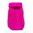 Thick knitted acrylic jumper for dogs and cats in White, material detail