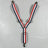 Adjustable elastic dog diaper suspender strap in plaid pattern, view 37
