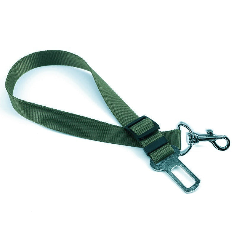 Adjustable dog car seat belt lead, ideal for safe car journeys