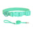 Waterproof wipe-clean PVC dog collar in 12 colour options